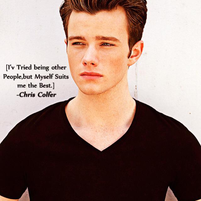 Happy birthday to the amazing Chris Colfer...!! Sweet 25  