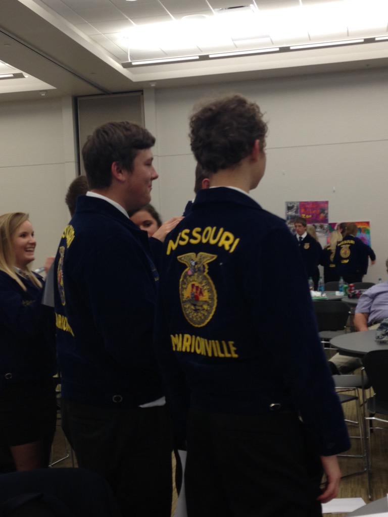 mo_ffa_area12's tweet photo. Lots of Area XII members at the LEAD conference at MSU today. #breakthroughlimits http://t.co/H283JKm3em