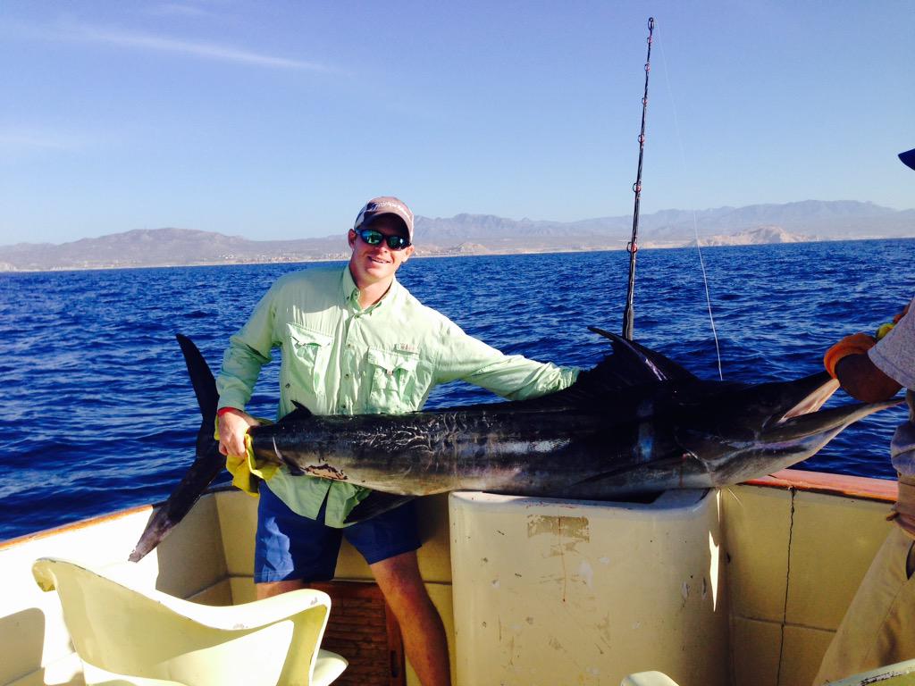 RossCaton's tweet photo. 120# Striped Marlin on Memorial Day in Cabo! @simmsfishing @PelagicGear @CostaSunglasses @Bloodydecks http://t.co/Ixwo6BTfIh