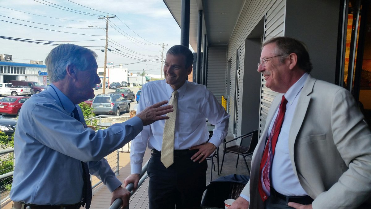 Great to see the next President of <a href="/USouthernMaine/">University of Southern Maine</a> Glenn Cummings and <a href="/PortlandChamber/">Portland Regional Chamber of Commerce</a> CEO Chris Hall
