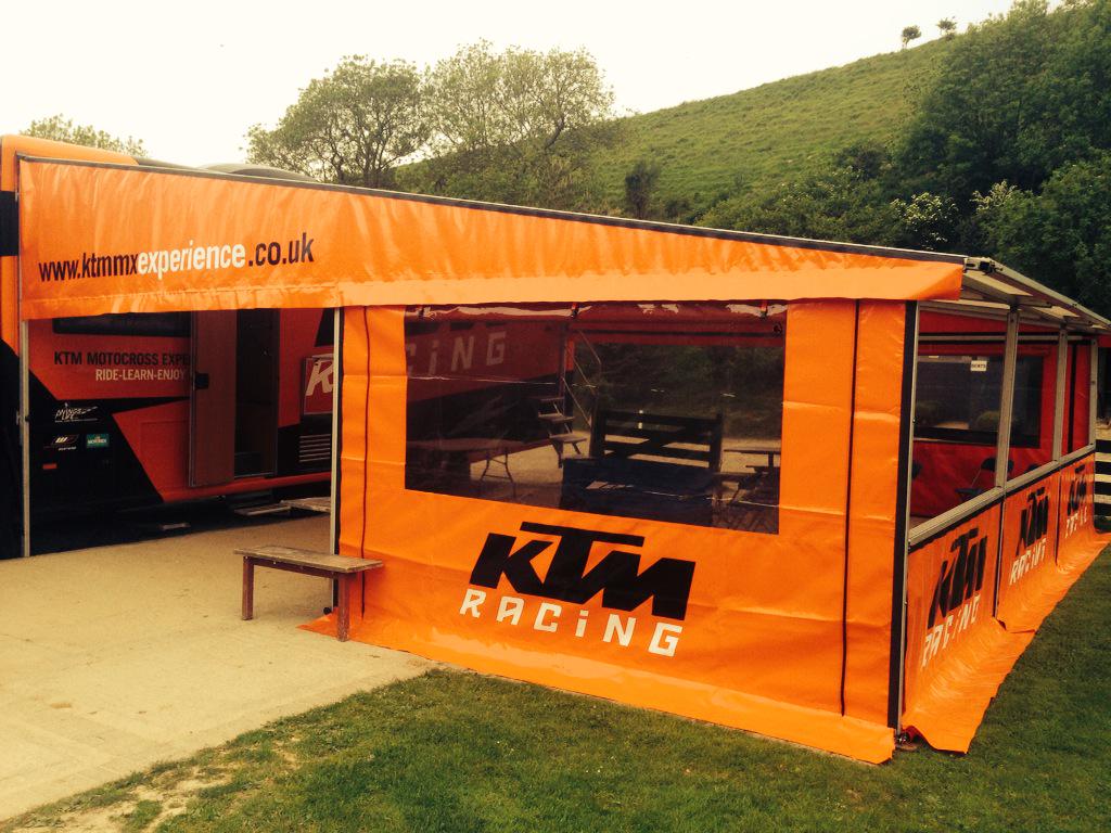 KTM_MX_School's tweet photo. Just finished setting up for tomorrow's KTM Motocross School! #readytorace @KTM_UK http://t.co/PmTA7zd4xg