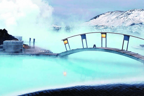 Fire+ice co-exist on this magical land. Sip on a #BlueLagoon while you take a dip in one, too! ow.ly/NvO9n