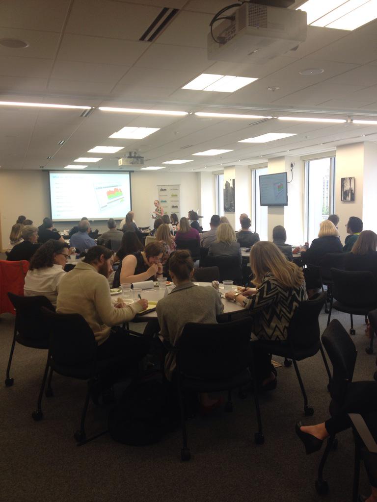 SeattleChamber's tweet photo. Learning about how to measure campaign success with @EdelmanSEA at today's #SeaSMS event! http://t.co/79hPUT7E81