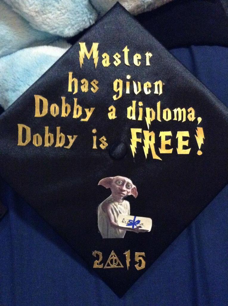 harry potter grad cap