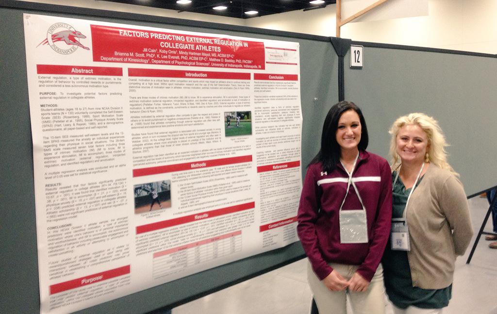ProfSSI's tweet photo. Great job presenting your poster, Jill! #ACSM2015 #TheDiego #UIndyEXSC http://t.co/1zCtZCrrGI