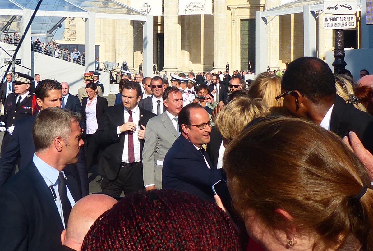 #Paris5 #Pantheon2015 le Président @fhollande a rendu un magnifique hommage à la #BelleFrance