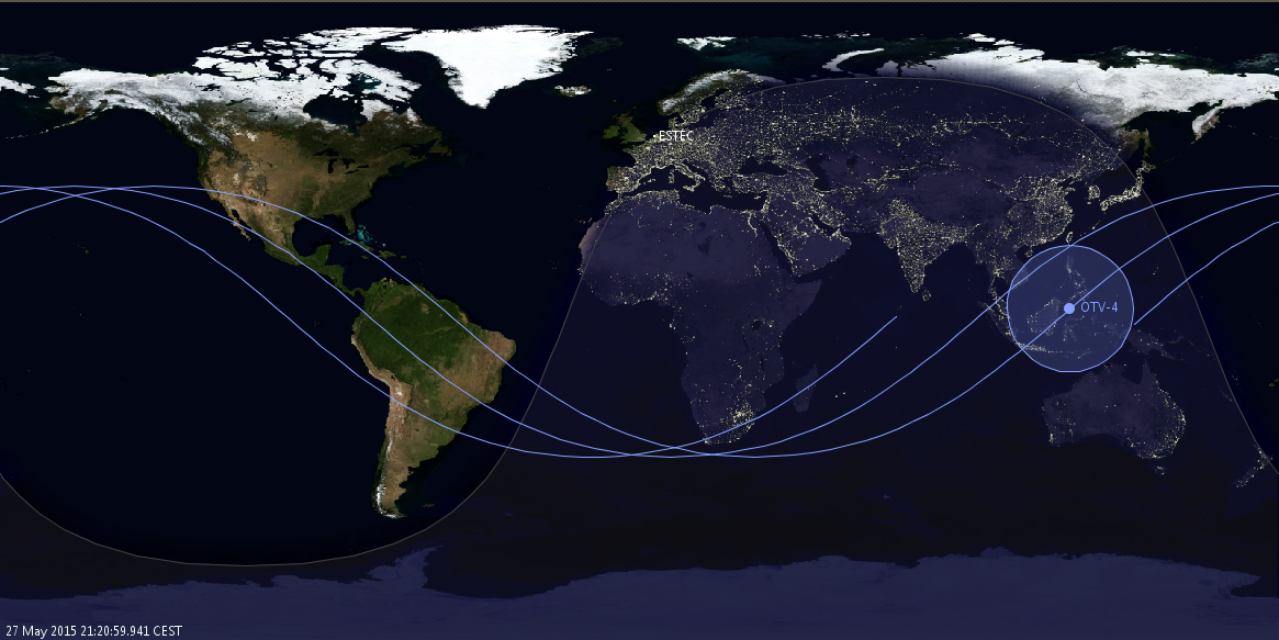 DutchSpace's tweet photo. It looks like #OTV4 X-37B has been found and TLE's have been calculated, via http://t.co/Ub8rNRVAHB #afspc5 http://t.co/OFWqR3aPjg