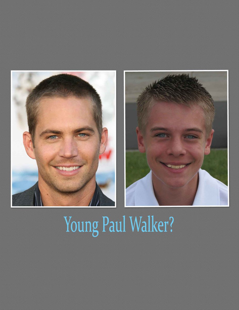 4TracyD's tweet photo. So I took some pictures of my son a few weeks ago, and someone mentioned that he looks like #PaulWalker.  Thoughts? http://t.co/xr3wvDNo4H