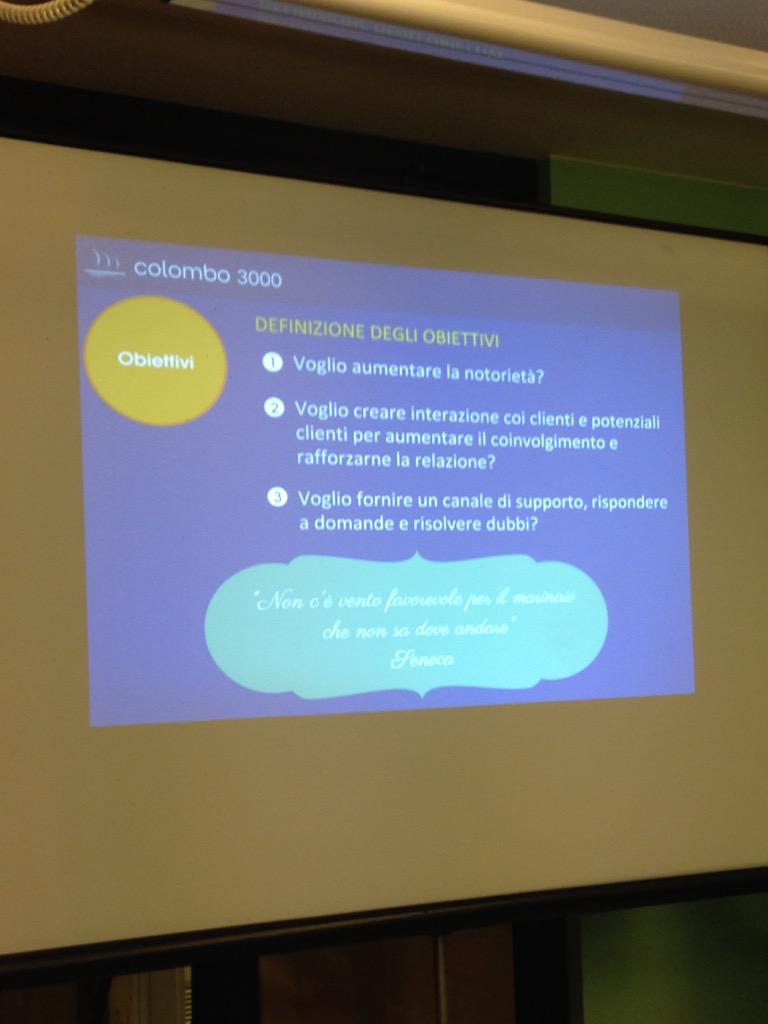 colombo_3000's tweet photo. "Non c'è vento favorevole per il marinaio che non sa dove andare" Seneca - Scopriamo ora come definire gli obiettivi! http://t.co/STnSmnxa98