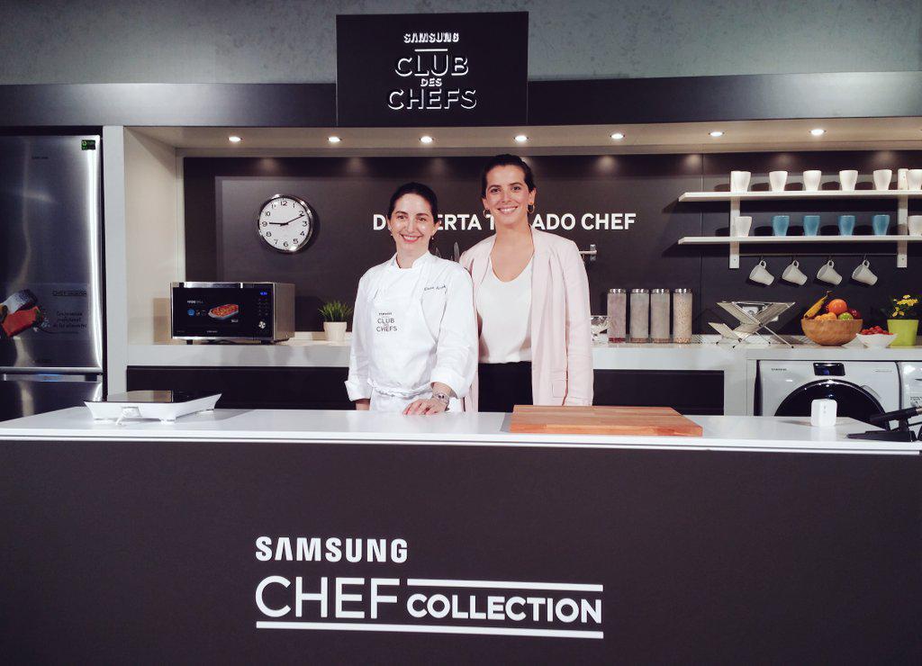 AnsonyBonet's tweet photo. Un placer estar en la presentación de #chefcollection con @ArzakRestaurant y todo el equipo de @SamsungEspana http://t.co/TPSU11dRUW