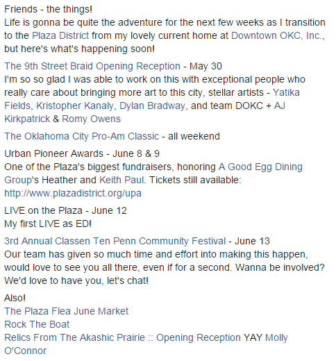 awkwordy's tweet photo. A fun couple of weeks coming up :) http://t.co/eJhqFA9Rna