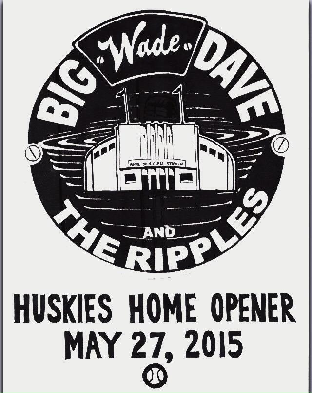 BWDDuluth's tweet photo. Get your Big"Wade"Dave t shirt @DuluthHuskies home opener tonight! Doors at 5,music 5:30,baseball 7:05 #PacktheWade http://t.co/eq6cKU59x1