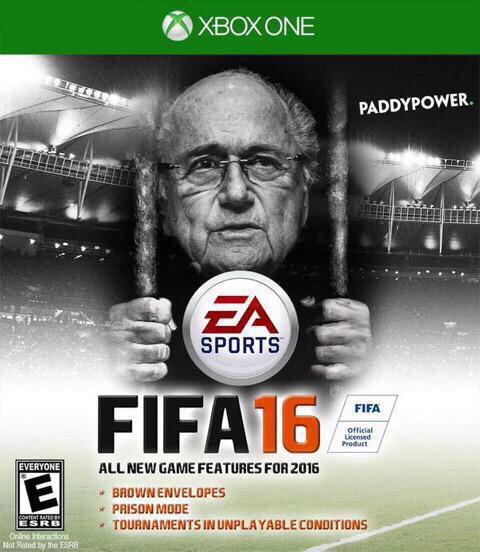 trafalgar80's tweet photo. Fifa 16 😂 @DidierRoustan @lequipe @PoufyGB @DrevetCyril @JulienChieze #FIFA16 #FIFAgate #FIFA http://t.co/yG1UrbZe22