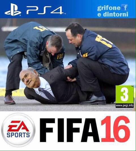 trafalgar80's tweet photo. Fifa 16 😂 @DidierRoustan @lequipe @PoufyGB @DrevetCyril @JulienChieze #FIFA16 #FIFAgate #FIFA http://t.co/yG1UrbZe22