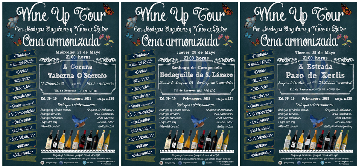 FincaConstancia's tweet photo. ¡Nuevas etapas del #WineUpTour en #Galicia! Hoy, mañana y el viernes con nuevas cenas armonizadas con #Fragantia nº 6 http://t.co/JzuX4hvqa8