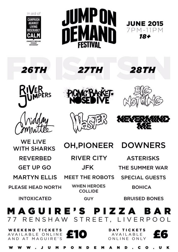 JFK_Liverpool's tweet photo. Had a quiet couple of weeks but we've got a couple of belter gigs in June! Can't wait @GetUpGoUK @jumpondemanduk http://t.co/sCpR5k1i0S