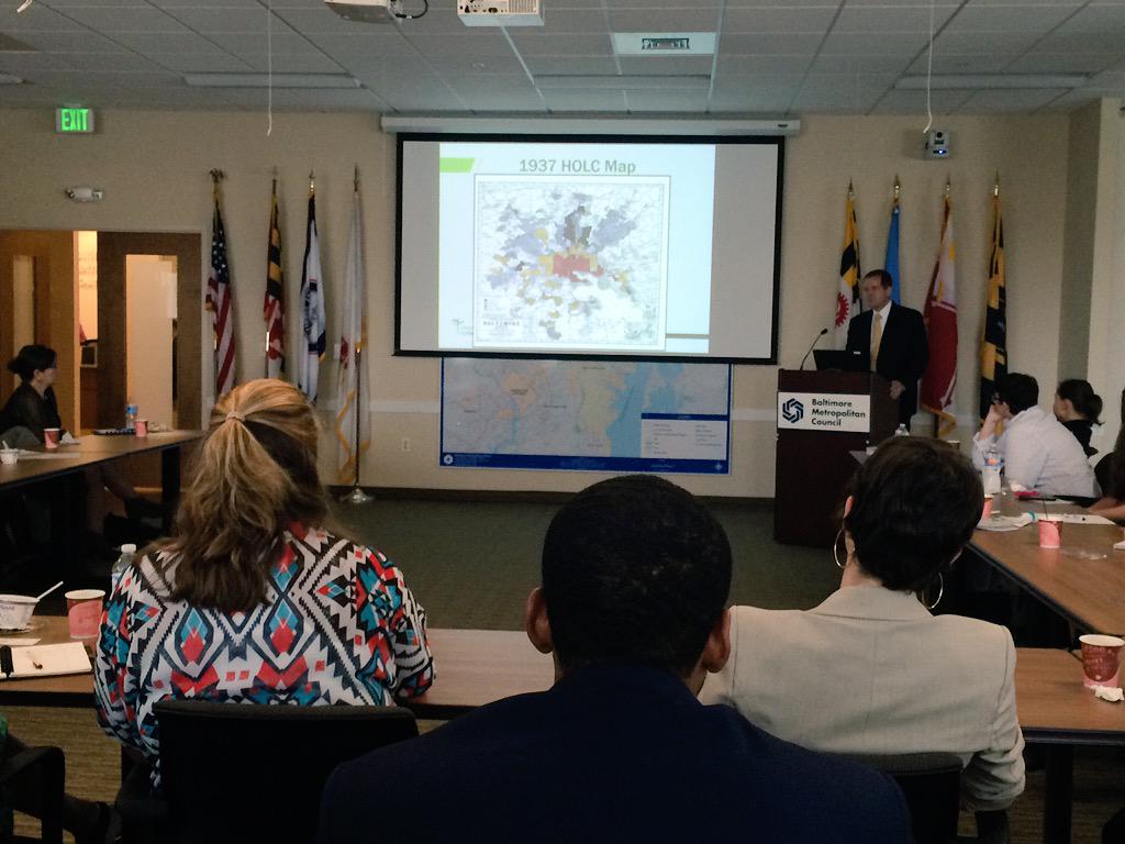 Thanks to @OpportunityColl and <a href="/bniajfi/">BNIA-JFI</a> for a great #socent breakfast. Using data to move the city forward !