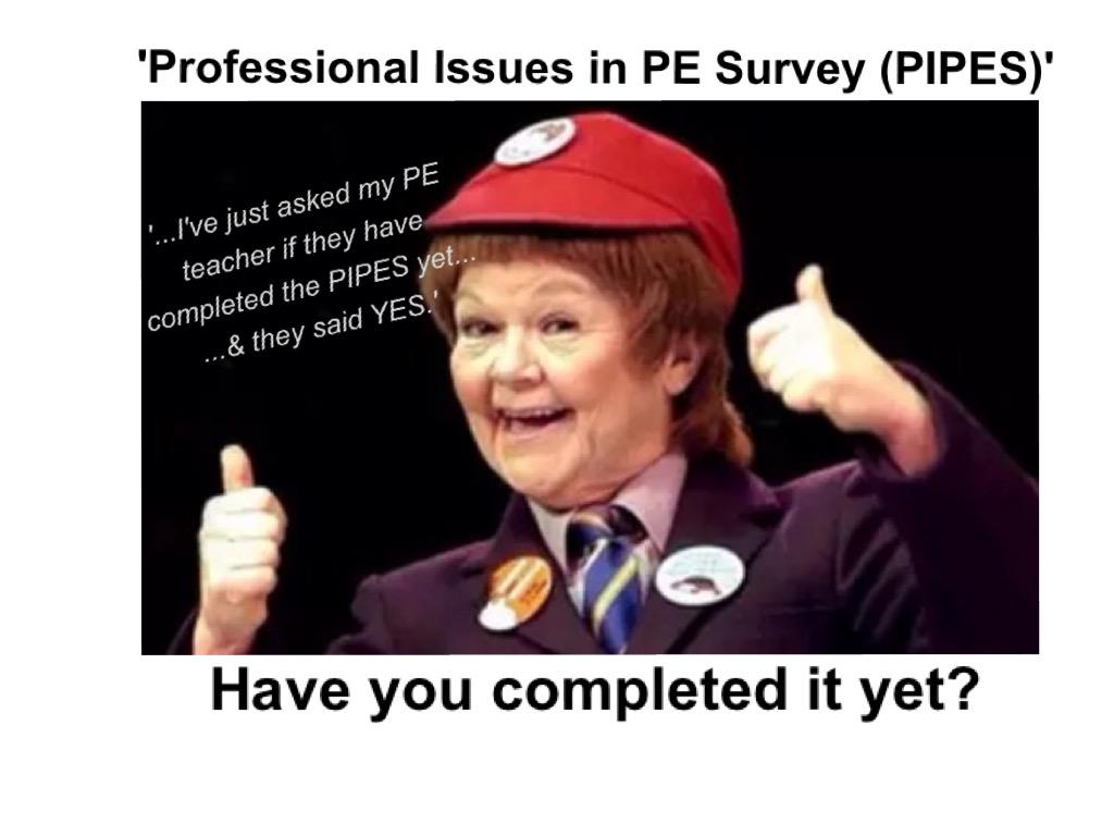 Calling all Secondary PE teachers across Scotland...#PIPES edinburgh.onlinesurveys.ac.uk/pipesphase2