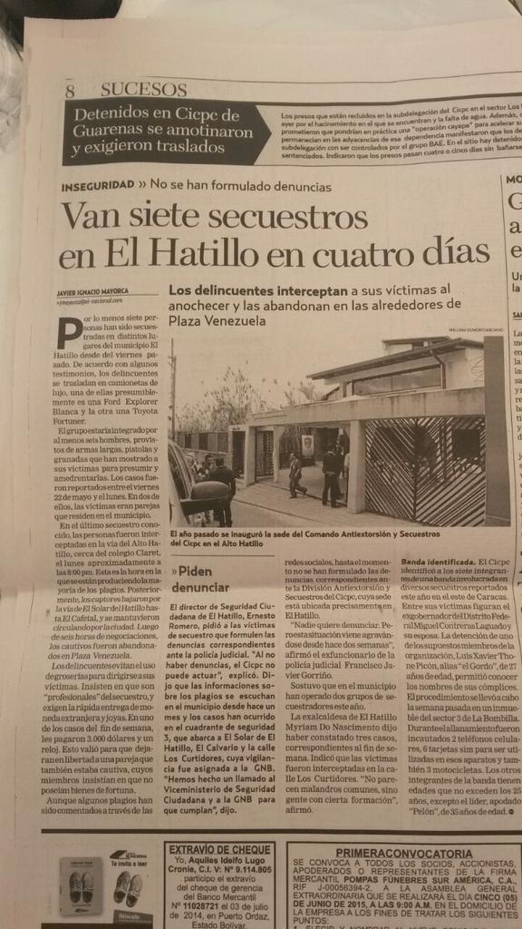 copeielhatillo's tweet photo. Insistimos que todos podemos poner un granito de arena para mejorar la situación @dsmolansky @ElHatillo http://t.co/jHkYpFnDKs