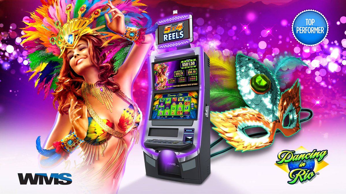 WMSGamingNews's tweet photo. #DancinginRio #slots are so gorgeous - they get us in the party mood! Have you had a chance to play? #FridayFeeling http://t.co/0XVnd7gU5O