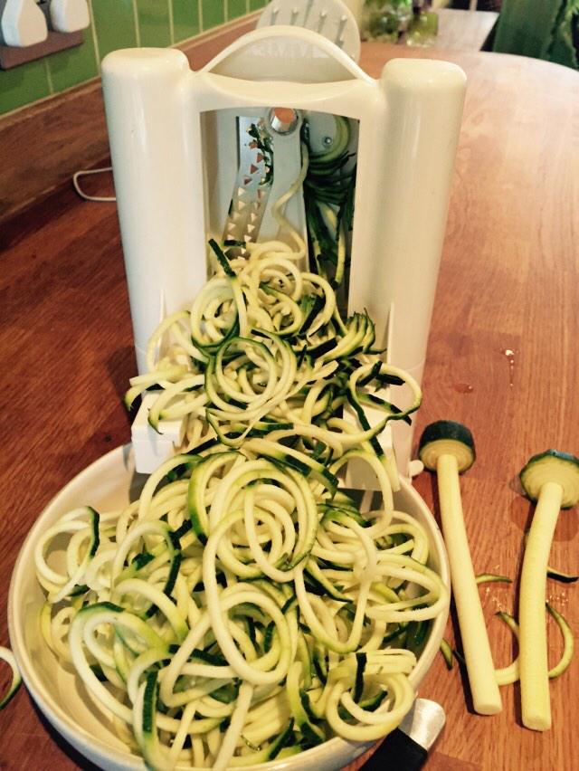 HB__Red's tweet image. Spiralizer fun #nocarbs