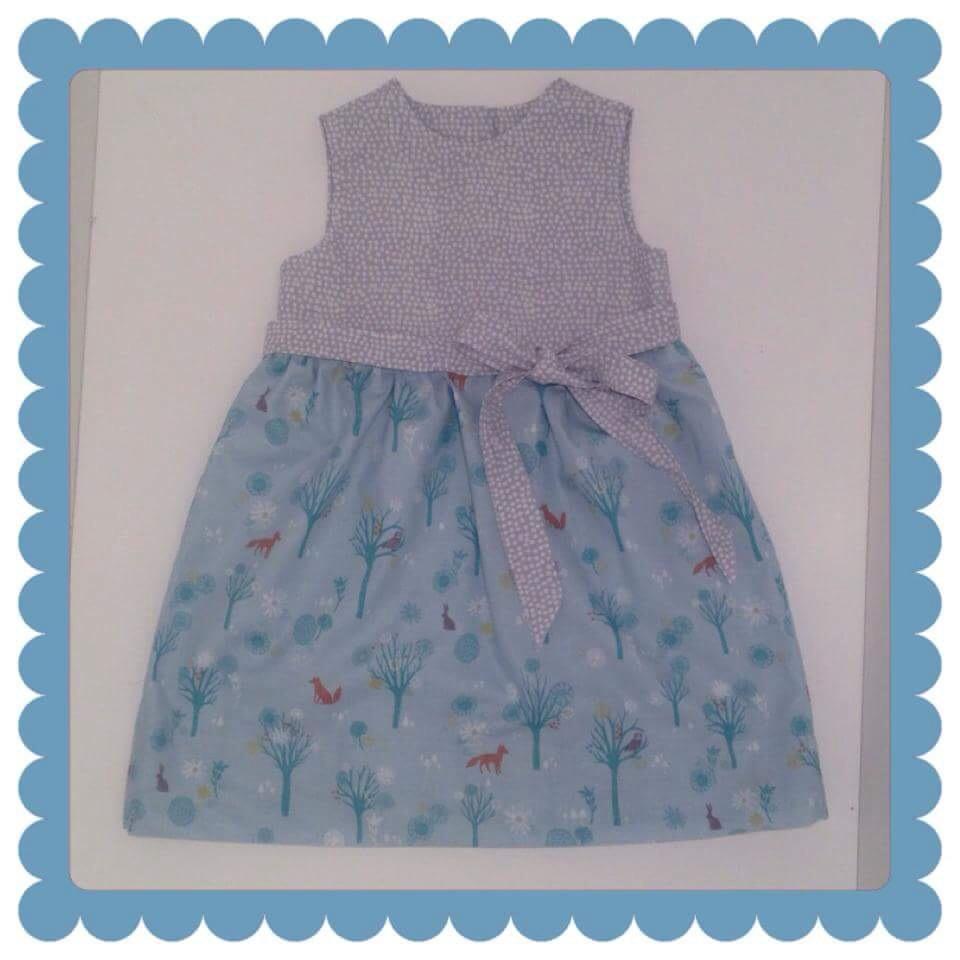 Woodland party dress ordered for a wedding