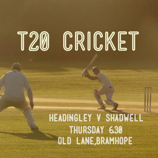 Headingley v <a href="/shadwell_cc/">Shadwell Cricket</a> T20 cricket #cricket #leeds #ilovels #bramhope