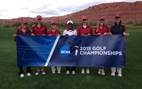 AbramsInsurance's tweet image. Mariah Stackhouse and the rest of the Stanford Women's Golf team are doing well in the NCAA Golf Championship.