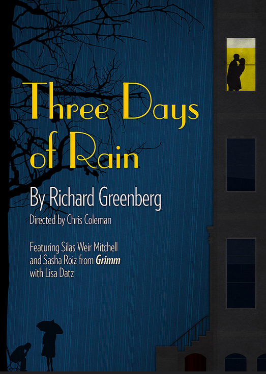 PiliTF's tweet photo. Review of Three Days of Rain at @PCS_Armory by @pechluck #SashaRoiz #LisaDatz #SilasWMitchell http://t.co/0yhhbyl9hY http://t.co/ojaE3c3G2w