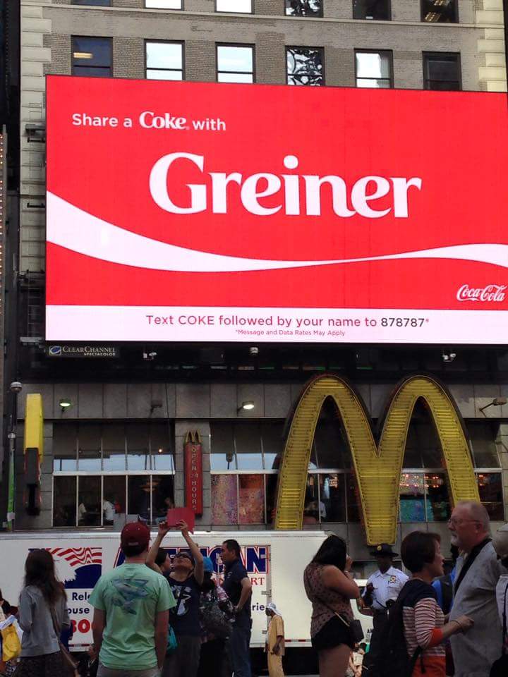 We are famous! Publicity today in Times Square, New York City via Ms. Pequeno, our media specialist! <a href="/dallasschools/">Dallas ISD</a>