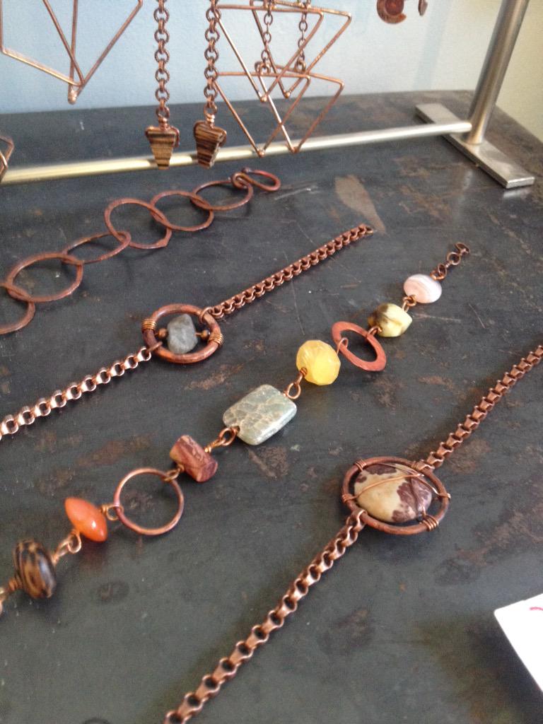 ThreadCommunity's tweet image. New copper at Thread. Thanks Cu29. #copper #handmade #jewelry #colorado