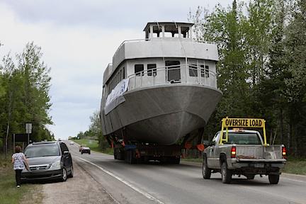 Shepler's new ferry on the move