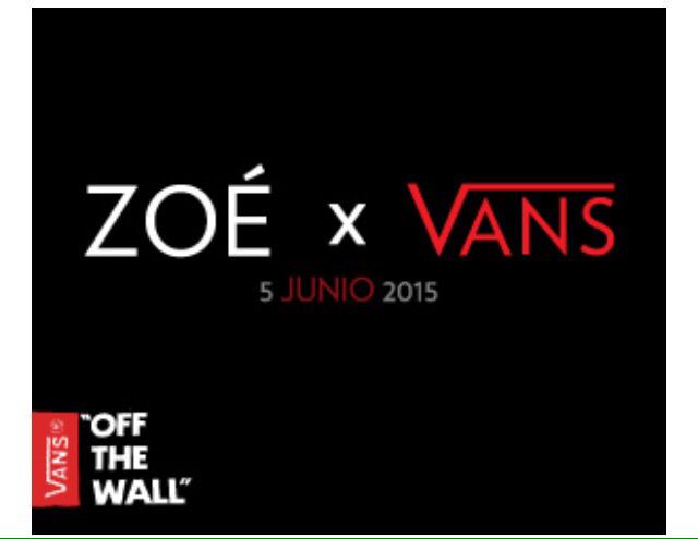 karinakcp's tweet photo. Se aproximan grandes noticias! #ZoeXVans #vansmx #waitforIT http://t.co/ASyo73P51U