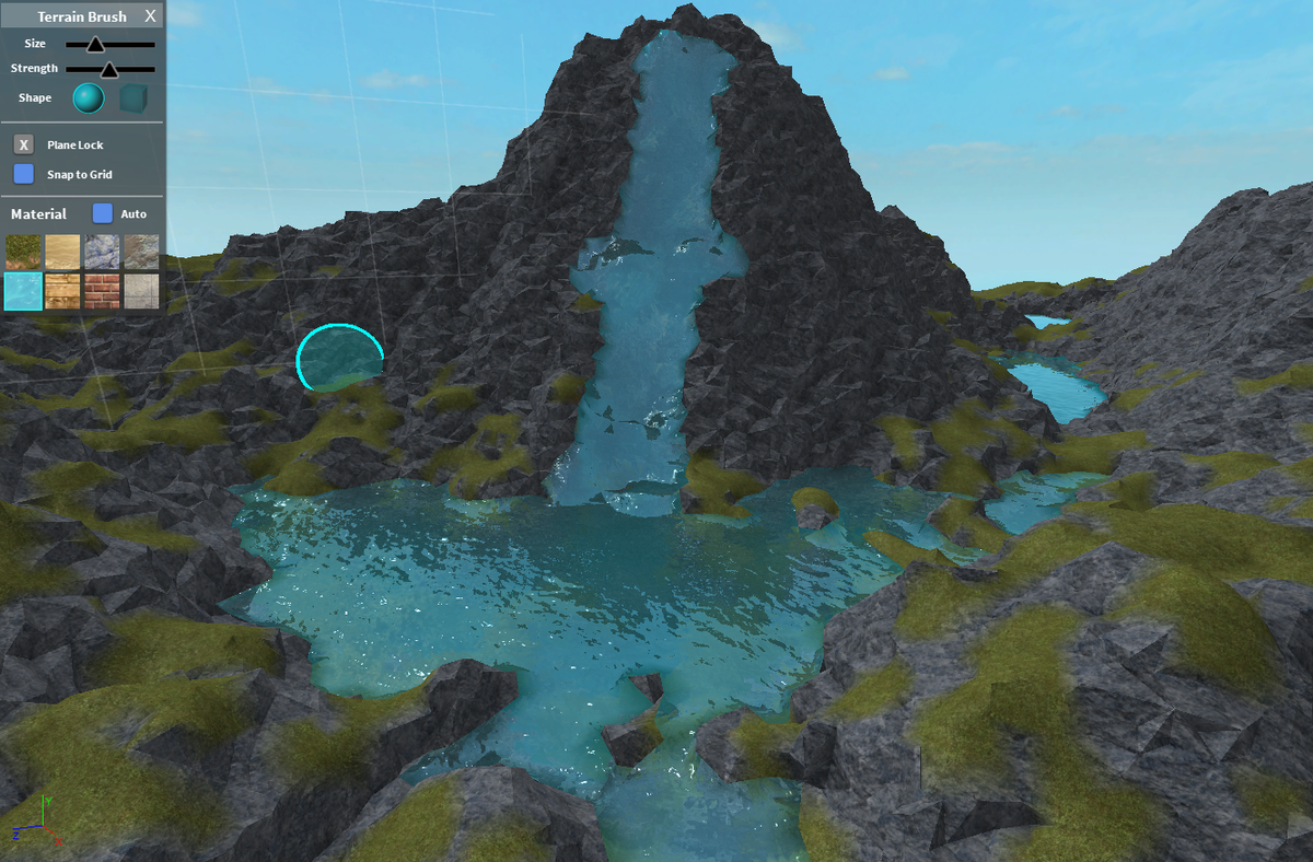 how to make terrain on roblox