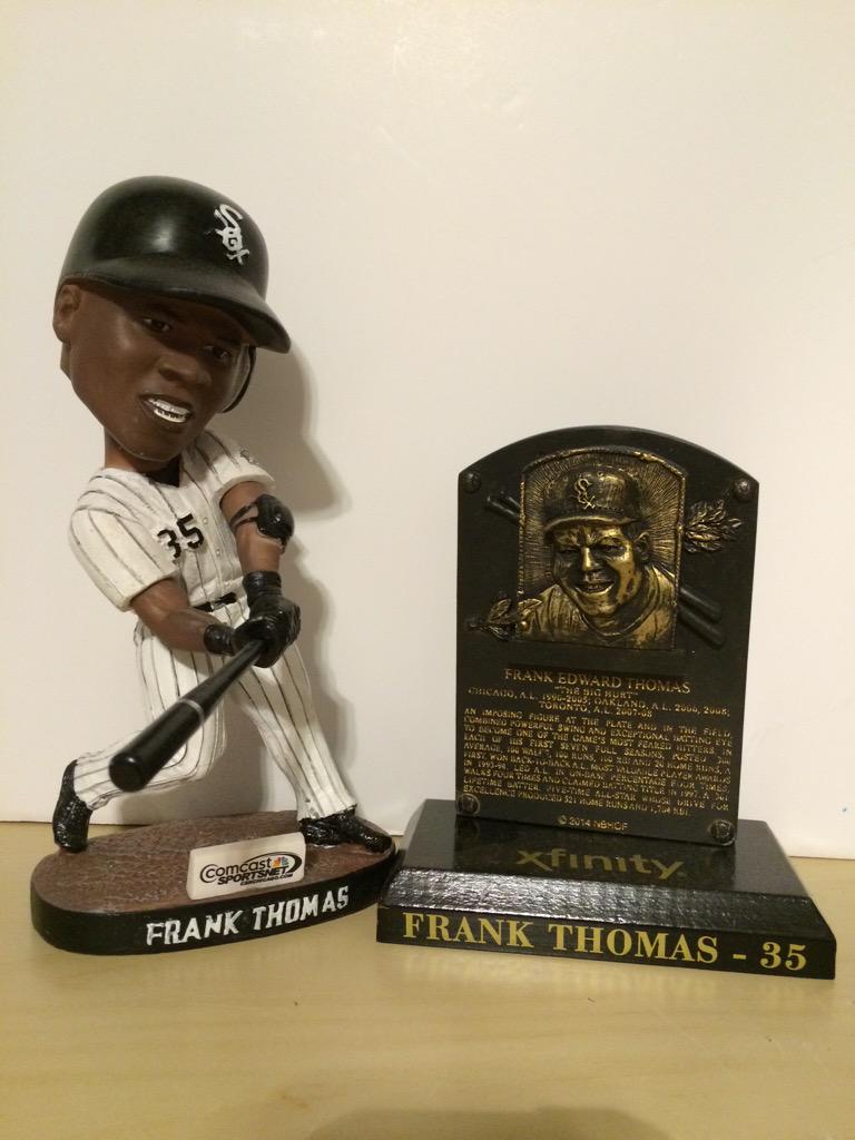 Happy birthday Frank Thomas These pics are from your first White Sox/Cubs working for 
