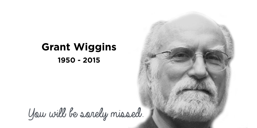 edutopia's tweet photo. MT @kenkay21: A fitting tribute to one of the shining stars of education. RIP @grantwiggins: http://t.co/zZ9PDWCtpY. http://t.co/v5S1lhRXQS