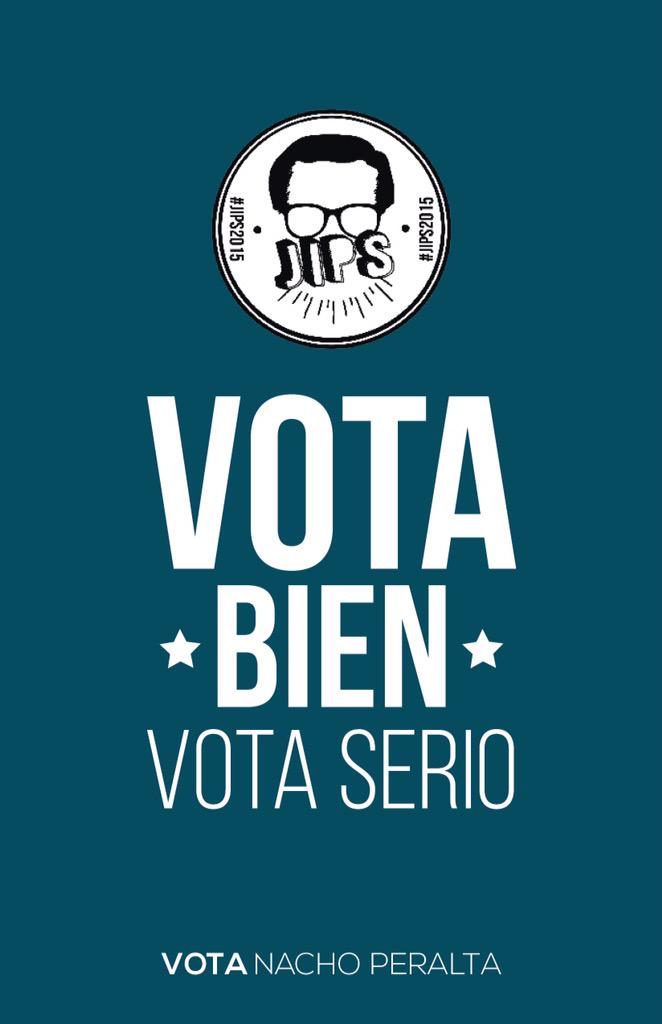 JIPS2015's tweet photo. Votar es cosa seria http://t.co/cINdSZ2LZH