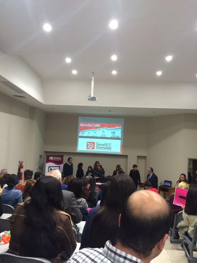 Lanzamiento del Observatorio de Género y Diversidad de la Facultad de Derecho, UNT.