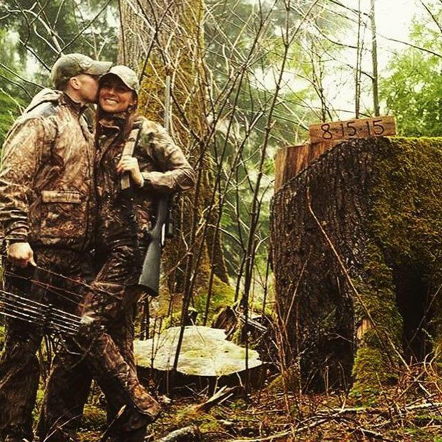 This marriage will last #camocouple #SHEOutdoor
