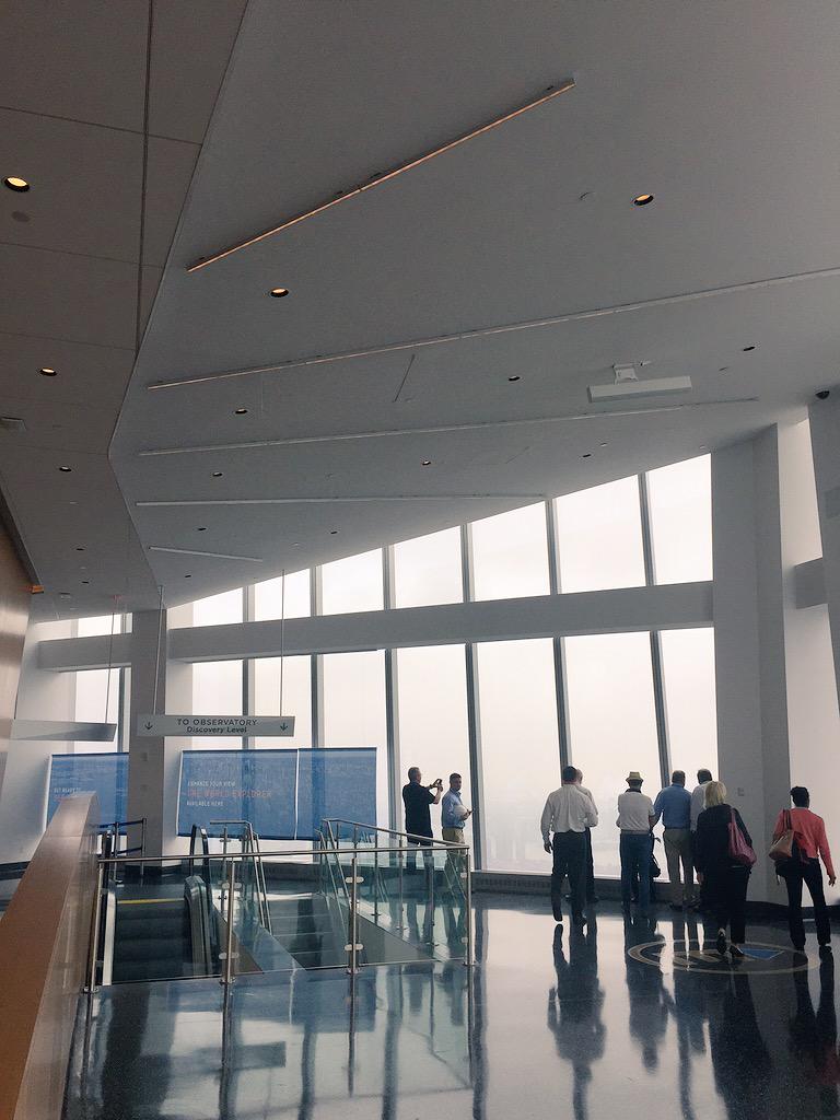 JohnRapaport's tweet photo. Our @CAS_Drywall work @WTCProgress #Observatory #SeeForever @berlotti http://t.co/dfe9utzd7Q