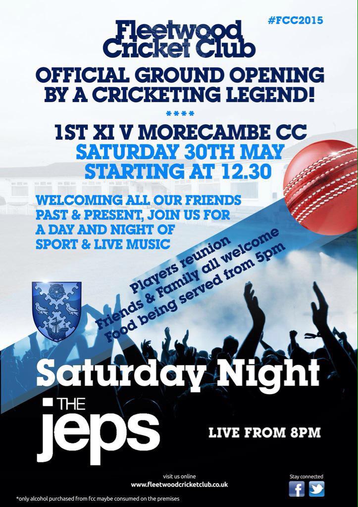 npremierleague's tweet photo. @npremierleague @fleetwoodcc @LancsCB @ECB_cricket fantastic weekend of cricket..#WeGetTheGameOn #WeArePremierLeague http://t.co/uF6PMaYW9V