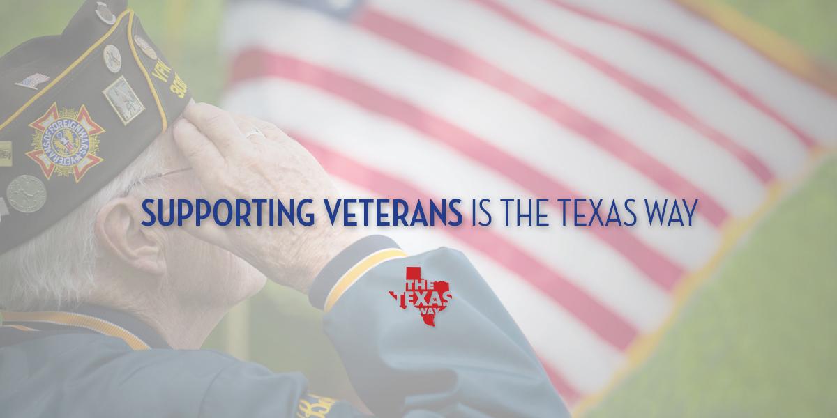 TexasWay's tweet image. The Texas Way would help almost 50,000 veterans. Learn more: texasway.com/issues/honorin… #txlege