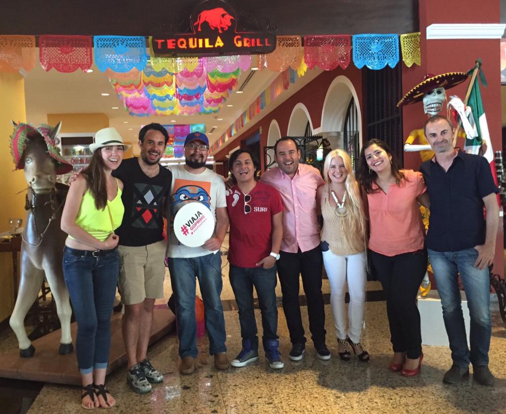 HTequilaCancun's tweet photo. Los recordamos con gran aprecio @GoPrimeTravel #ViajaGoPrime http://t.co/5LR04DG8Od