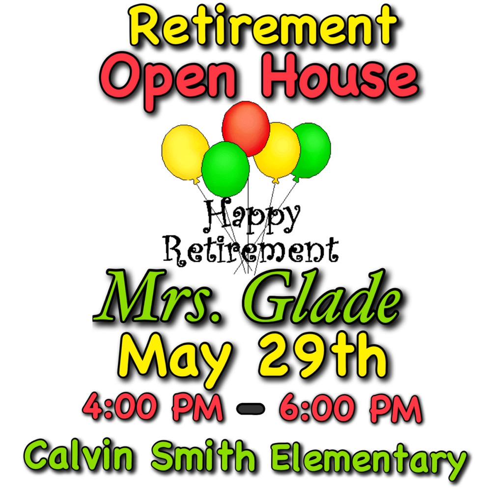 CalvinSmithPTA's tweet photo. Join us in Thanking Mrs. Glade @GraniteSchools @TaylorsvilleHS @BennionJr http://t.co/P9UYO7j2Lj