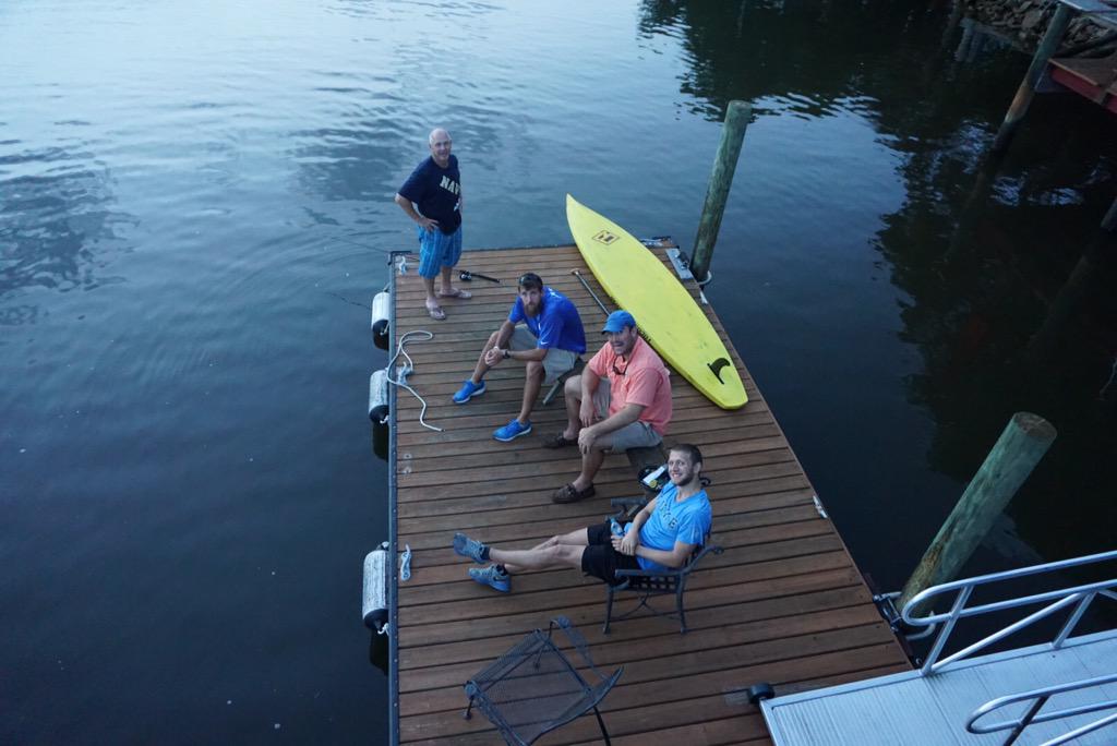 wslauren's tweet photo. #duketrack getting some fishing in before the meet http://t.co/B75k8PLnrb