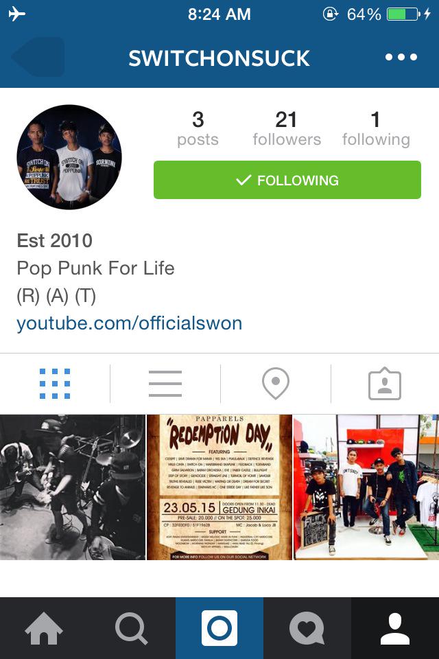 switchonSWON's tweet image. hello friends, good morning!
let's follow our world on instagram @switchonsuck thanks for your attention 👏✌️💯✔️