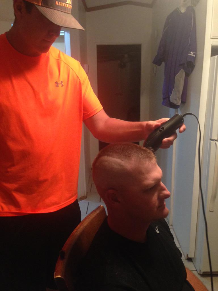 Pregame Mohawk! #WhateverItTakes #mbym