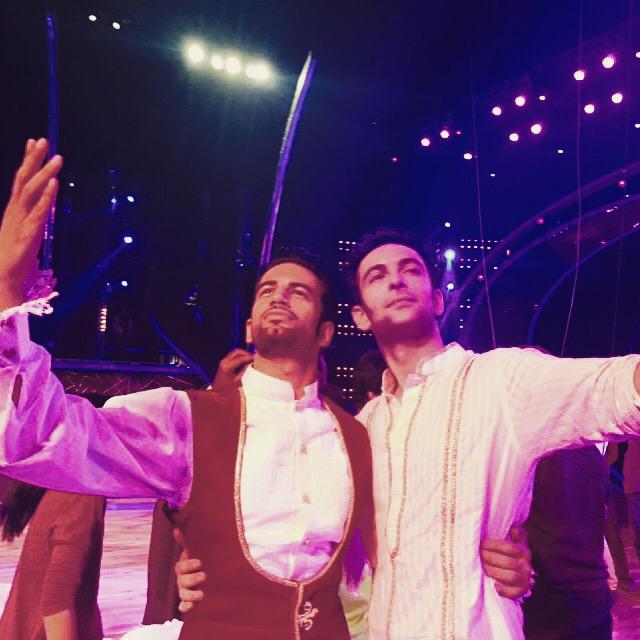 upenpatelworld's tweet photo. The new posers of #NachBaliye7 
#beforeperformancetime #posers #CoolDudes #TooMuchFun @nandishsandhu #TeamUpen http://t.co/XWJSB1fB0u