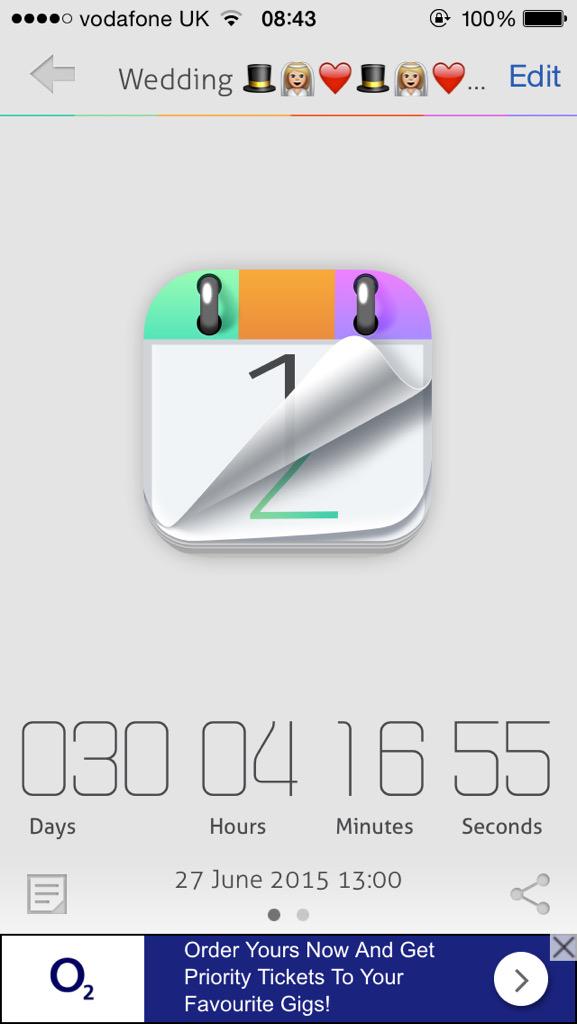 SamiRostron's tweet photo. OMG only 30 days to go!!!! #wedding #MrsTaylor #nerves ❤️ xxx http://t.co/4rRXGPSQb3