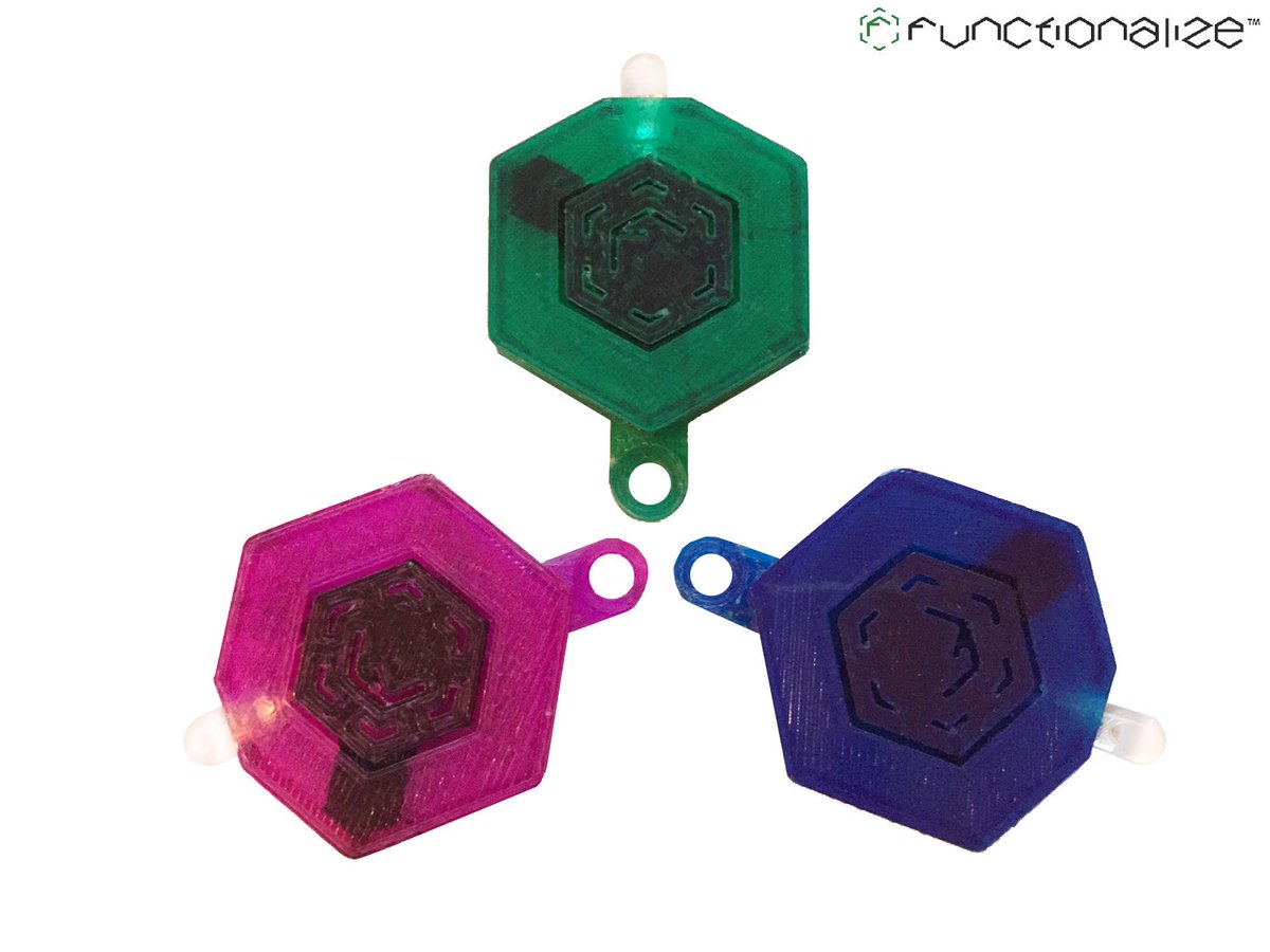 Functionalize3D's tweet photo. What color of 3D printed flashlight do you like? #felectric #functionalize3d #3dprinting http://t.co/GGlOaxNL1p